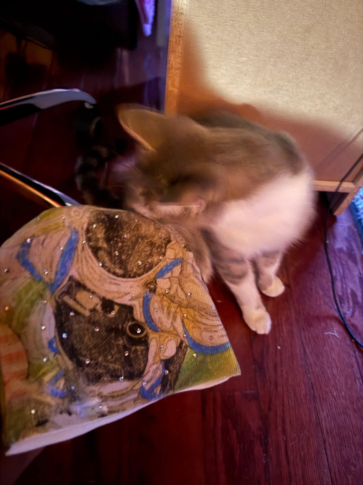 “Space Reach” Rhinestone Beanies